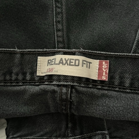 Vintage faded black Levi 550 jeans! 36 x30 Relaxed Fit - Picture 5 of 7